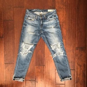 Rag & Bone distressed boyfriend jean